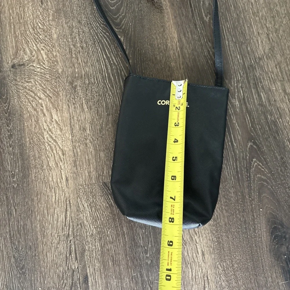 Corkcicle Black Carry Crossbody Sling Bag Vegan Leather Water Bottle Bag NEW